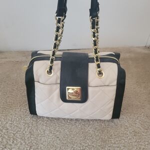 Betsy Johnson Black and White Purse